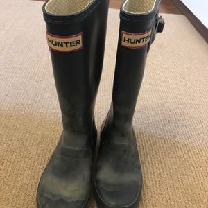 Hunter Original Kids rain boots size 1/UK 13